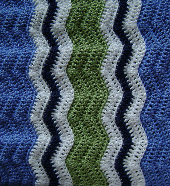 Classic Chevron Baby Blanket