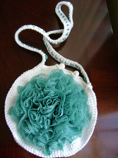 Pompom Shoulder Bag