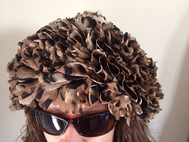 1960"s Vintage Leopard Cloche