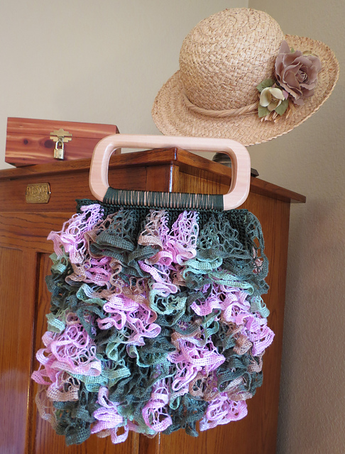 Spring Garden Ruffled Purse