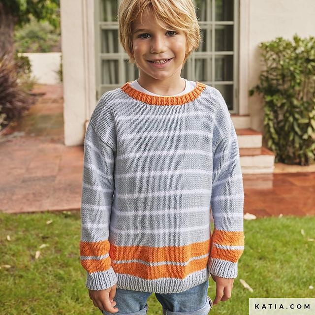7901-17 Easy child sweater