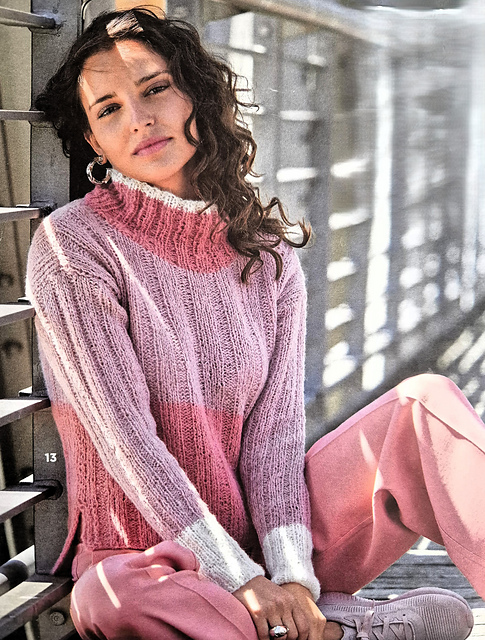 # 13 Pulli im Rippenmuster