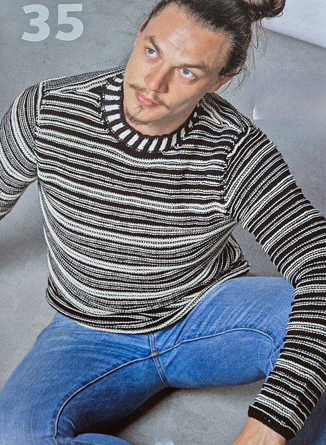 # 35 Klassischer Herrenpullover
