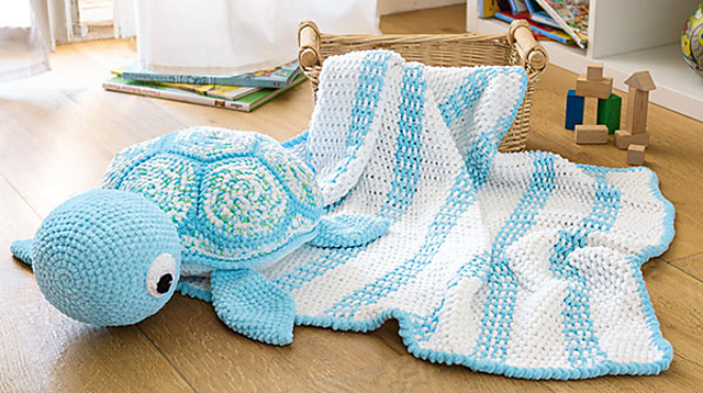Schildkröte Babydecke