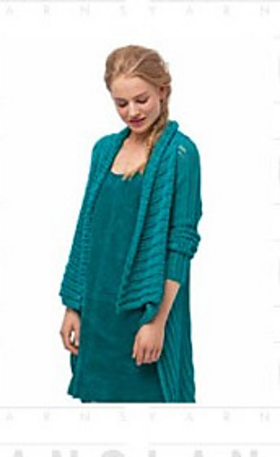 205-001 Open front cardigan