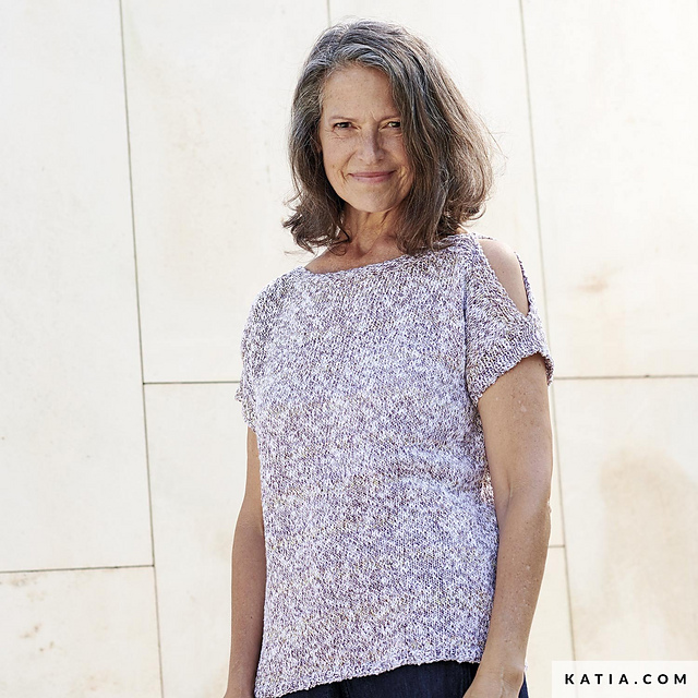 6199-17 Summer tee with shoulder slits