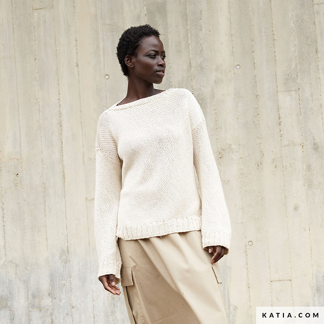 6300-08 Women’s bateau-neck sweater