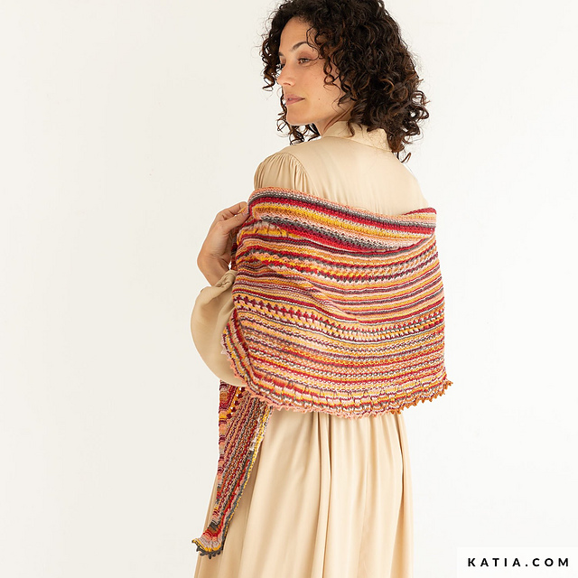Picot border shawl (8036_430)
