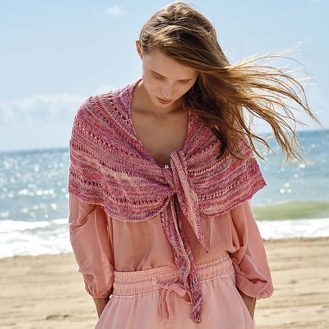 Womens Crescent Shawl (8037-474)