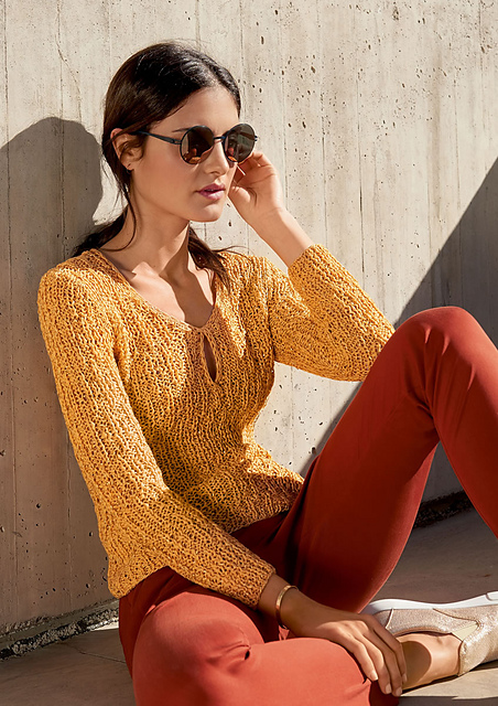 # 01 Pulli im Rippenmuster