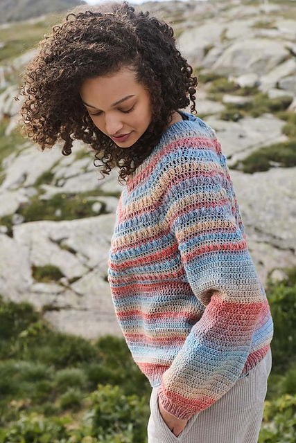 # 28 Pullover mit Noppenmuster
