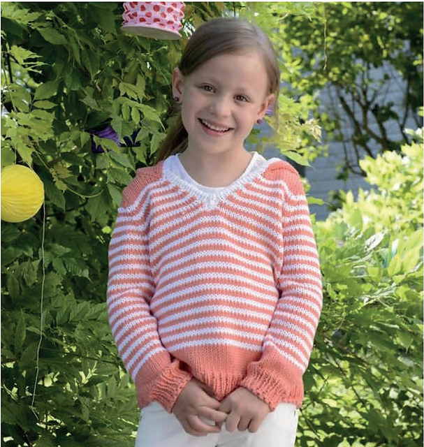 S8913B Hooded Pullover with Stripes