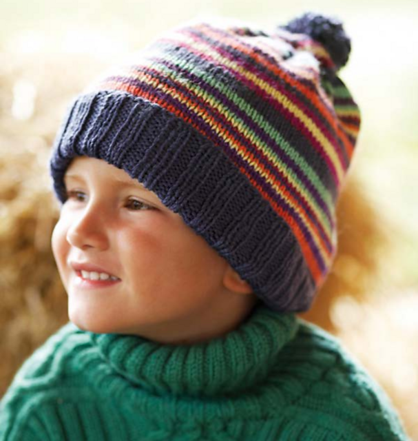 S6909 Striped Hat