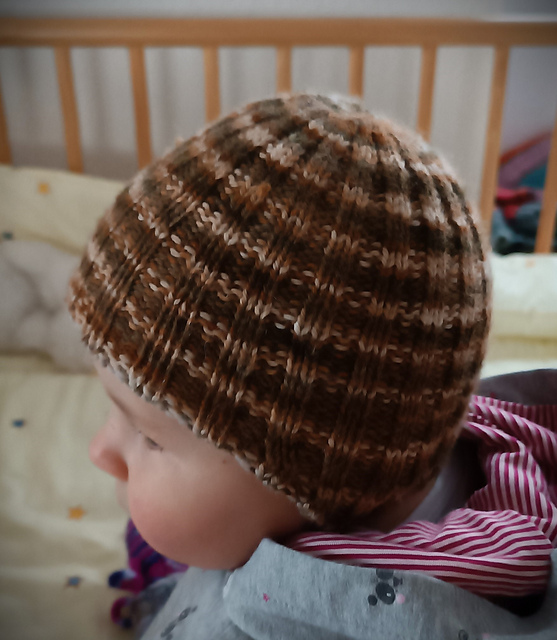Doppelte Babymütze