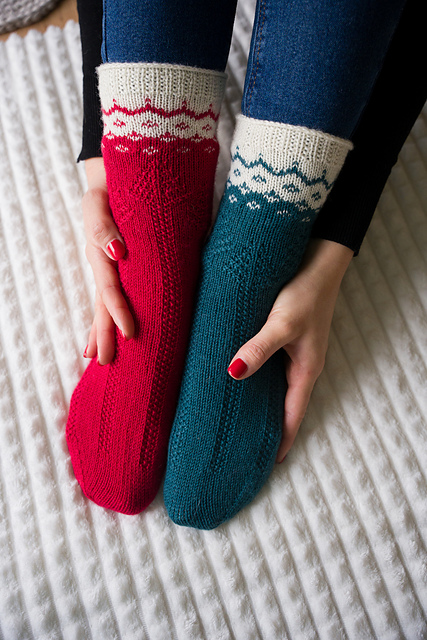 Kleiner Waldspaziergang - autumn wood walk socks