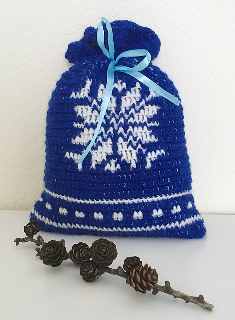 Snowflake  gift bag