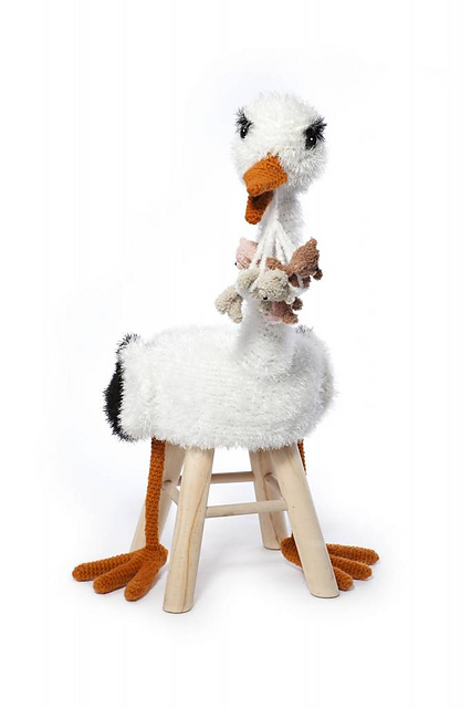 Animal stool stork