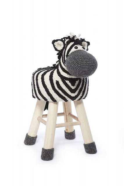 Animal stool zebra