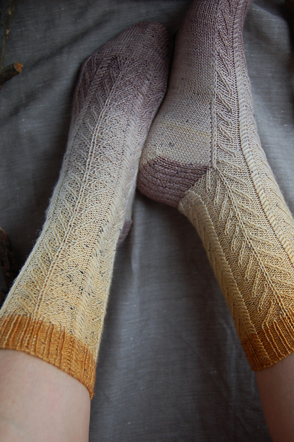 White Forest Socks