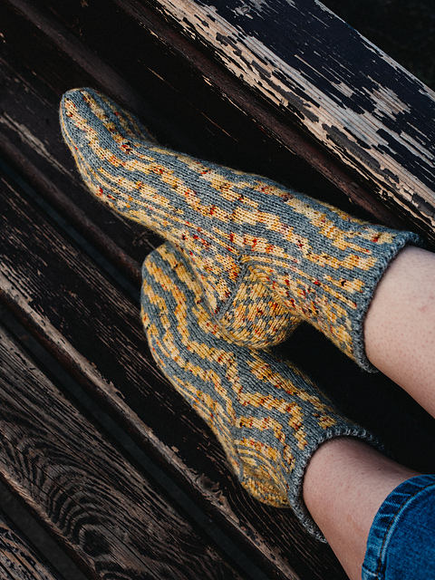 Pine Bark Socks