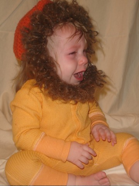 Friendly Lion Hat and Mitts