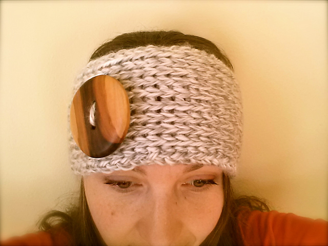 knit look tunisian headband