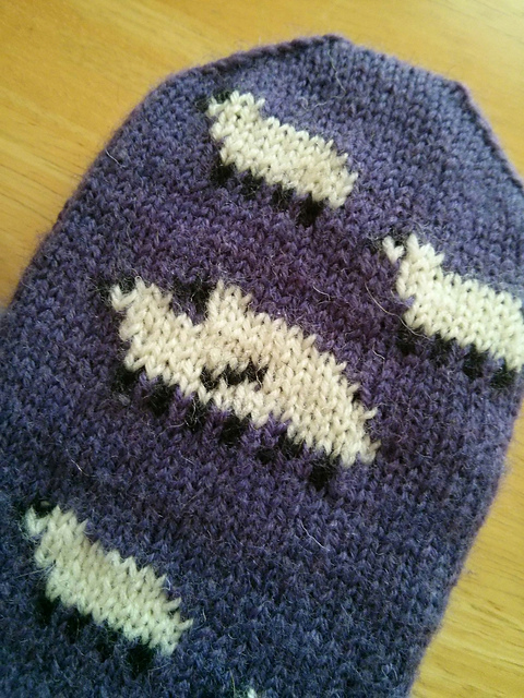 Naughty Flock Mittens