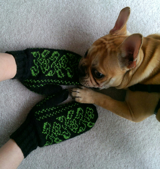 Flowering Vines Mittens
