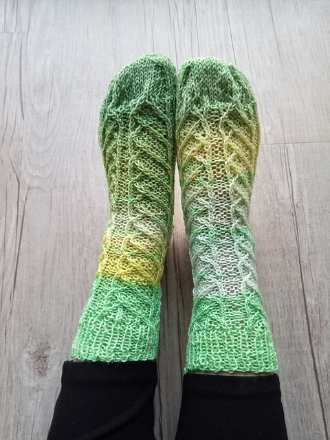 Waiting For Spring Japanese Lace Socks