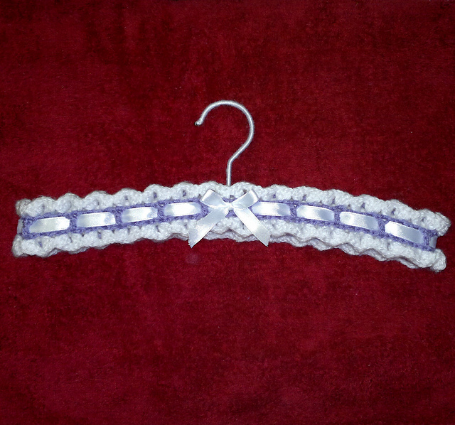 Frills & Bow Coat Hanger Cover