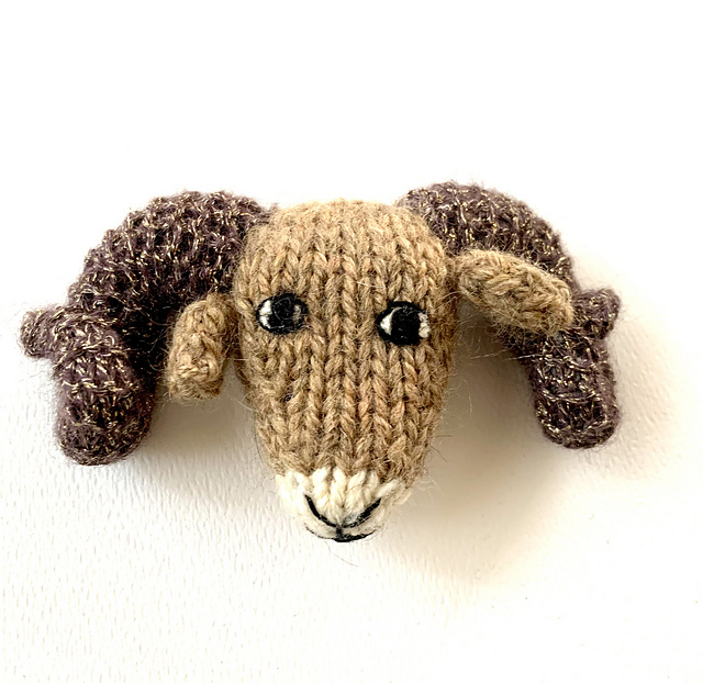 Ram Head Aries Charm