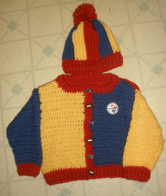 Pittsburgh Steeler Toddler Sweater