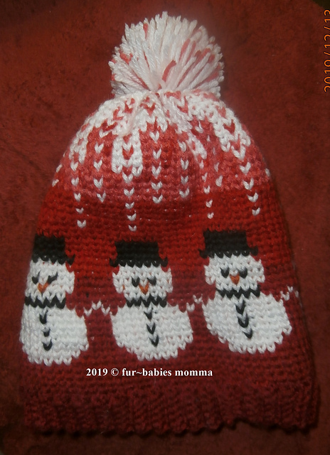 E's Snowmen Hat