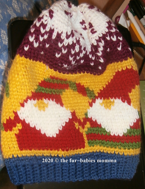 Ugly Christmas Sweater Hat #2 ~ Gnome Edition ~