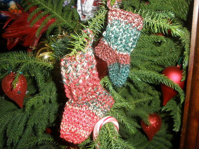 Baby Elf Advent Stockings