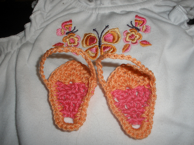 Barefoot Baby Sandals with Shell