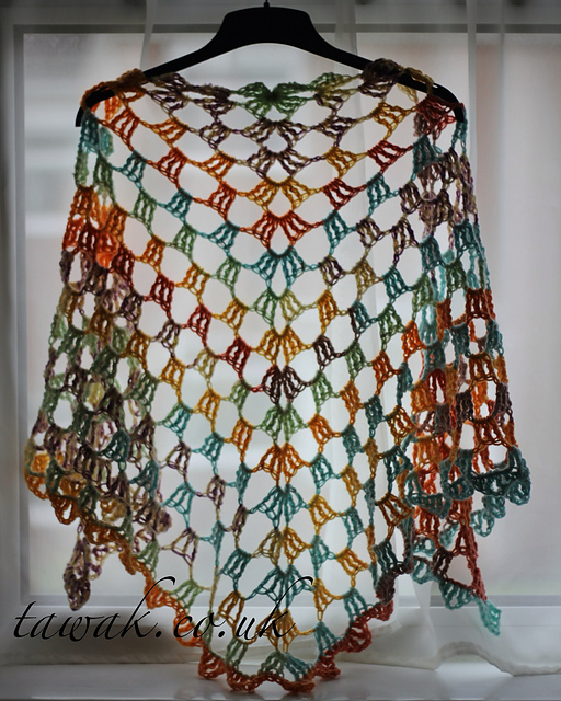 All of a treble shawl