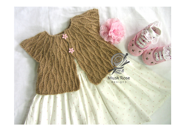 Tea Garden Girl's Cardigan