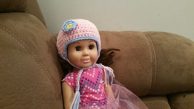 Winter Toque for 18" Doll