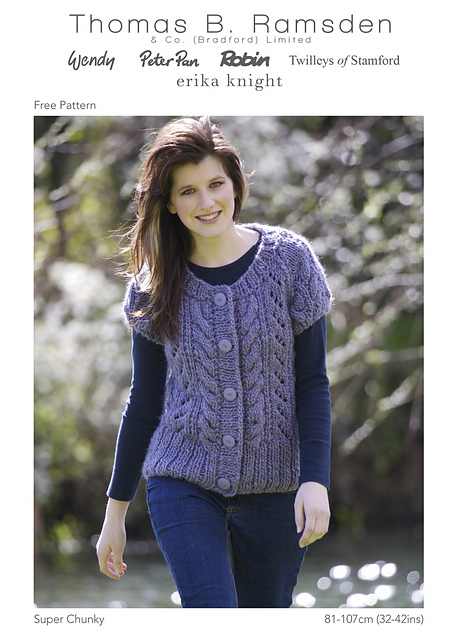 Super Chunky Cable and Lace Top