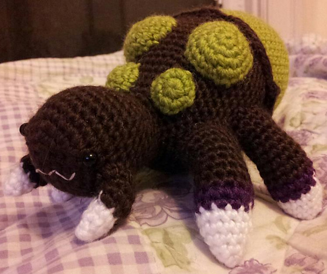 Starcraft inspired baneling amigurumi
