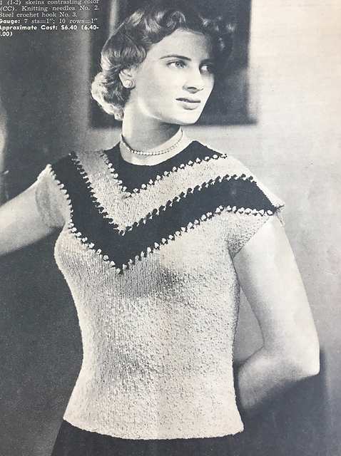 Popcorn Striped Blouse