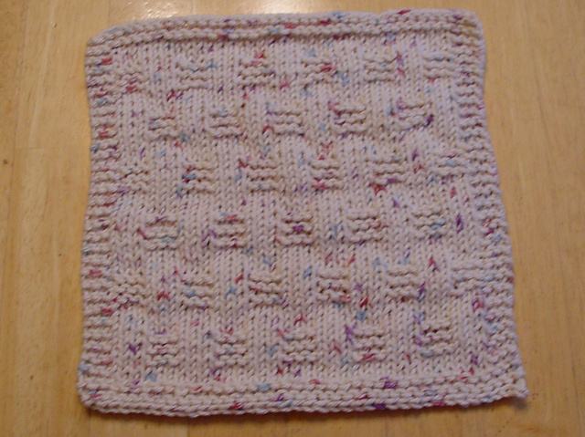Lizard Lattice Dishcloth