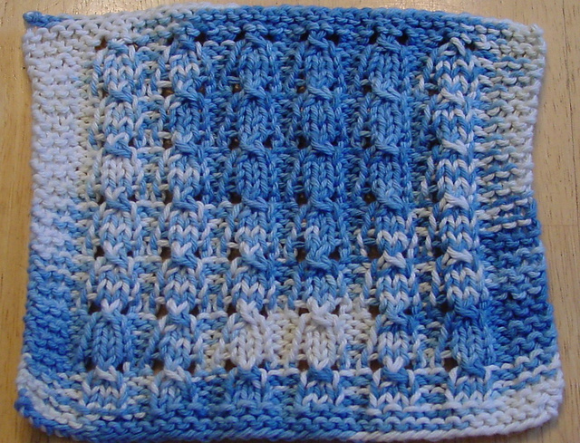 Bluebell Rib Dishcloth