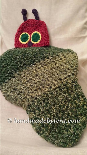 Caterpillar Hat and Cocoon