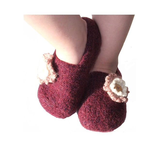 Felted Childrens Slipons