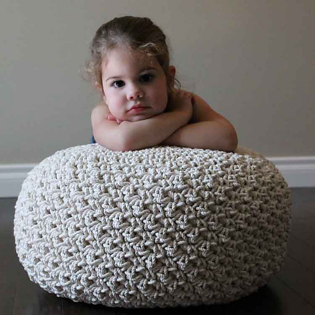 Cotton Rope Pouf