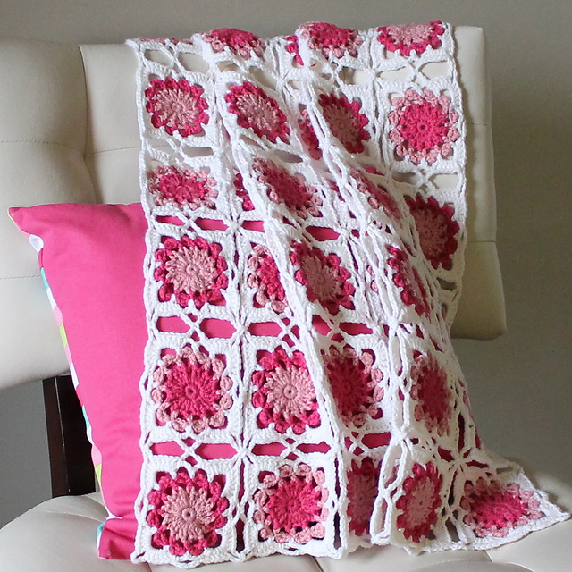 Bed of Flowers Baby Blanket