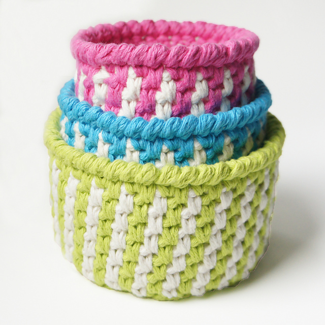 Striped Baskets