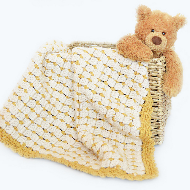 Soft Squares Baby Blanket